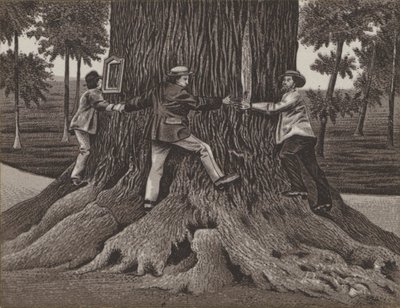 Korner Eiche zu Dallwitz (litho) alkotó: German School