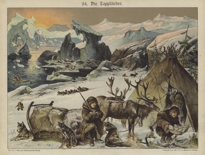 Lappföld (színes litó) alkotó: German School