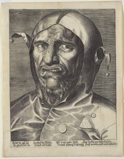 Jester nagy feje, 1600 körül alkotó: German School