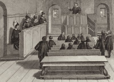 Előadóterem a Tubingeni Egyetemen, Németországban alkotó: German School