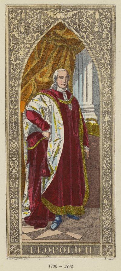 Lipót II, 1790-1792 alkotó: German School