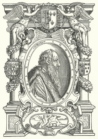 Ludovico Dolce olasz író, festészet teoretikusa és humanista (metszet) alkotó: German School