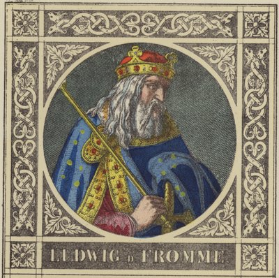 Ludwig D Fromme, 814-840 (színes metszet) alkotó: German School