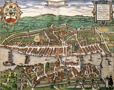 Zürich térképe, 1575 alkotó: German School