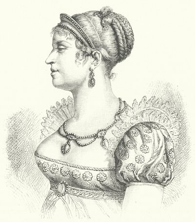 Marie Louise, Párma hercegnője, I. Napóleon második felesége (metszet) alkotó: German School