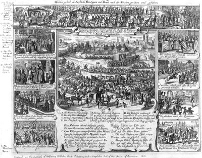 Wolfgang Wilhelm, Neuburgi gróf és Bajor Magdolna házassági ünnepségei 1613-ban alkotó: German School