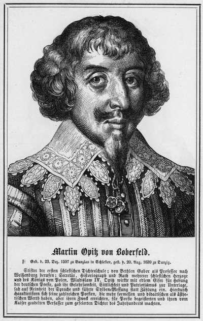 Martin Opik von Boberfeld (metszet) alkotó: German School