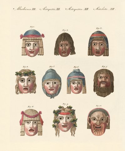 A régiek maszkjai alkotó: German School