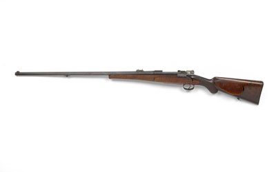 Mauser 7 mm-es, csapos működésű sportpuska, 1900 körül (puska, csavaros, sport, Mauser, 7 mm) alkotó: German School