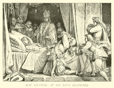 Max Emanuel fiai halálos ágyán alkotó: German School