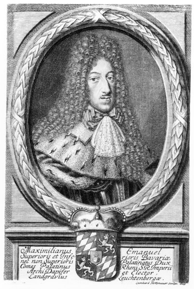 Maximilian II Emanuel (1662-1726), vésette Leonard II Heckenauer (165060-1704 körül) alkotó: German School
