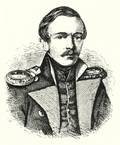 Mihail Lermontov orosz költő, író és festő alkotó: German School
