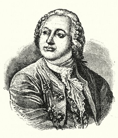 Mihail Lomonoszov orosz író és tudós (metszet) alkotó: German School