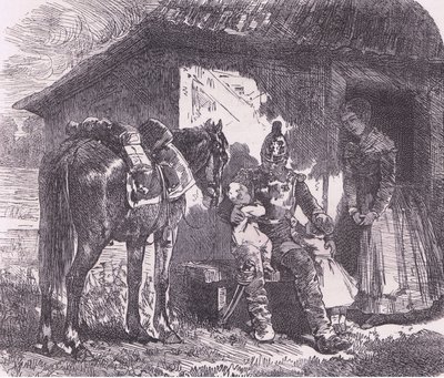 Indulás a háborúba, Cassells: A Franciaország és Németország közötti háború története, a Cassell and Company Limited, 1890 körül (litho) alkotó: German School