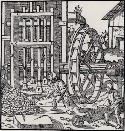 Vízikerék, Georgius Agricola 