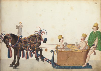 Felvonulási szánkó, 1640 körül alkotó: German School