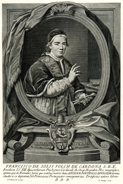 Klemens pápa XIV. alkotó: German School
