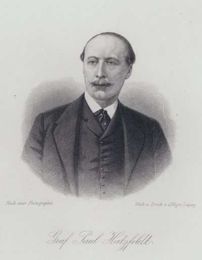 Paul von Hatzfeldt német diplomata és politikus (metszet) alkotó: German School