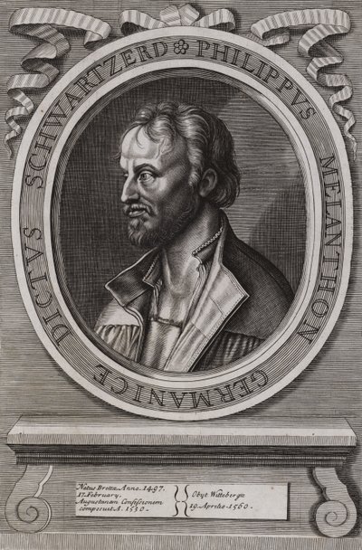 Philipp Melanchthon, a protestáns reformáció német teológusa alkotó: German School