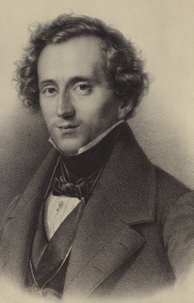 Felix Mendelssohn portréja alkotó: German School