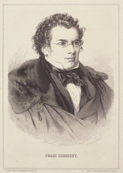 Franz Schubert (1768-1827) portréja alkotó: German School