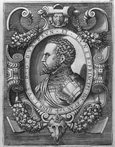 Ifjabb Henrik (1489-1568), Brunswick és Luneburg hercegének portréja, 1529 alkotó: German School