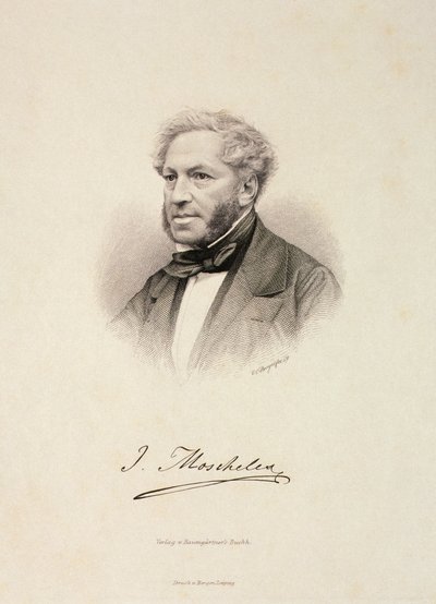 Moscheles Ignác portréja (1794-1870) alkotó: German School