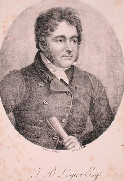Johann Bernhard Logier (1777-1846) portréja (metszet) alkotó: German School