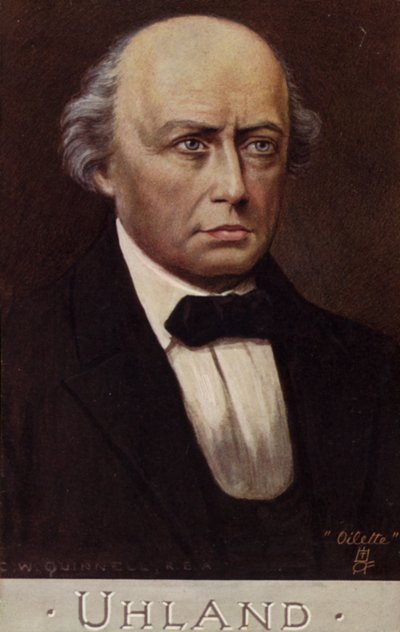 Ludwig Uhland portréja alkotó: German School
