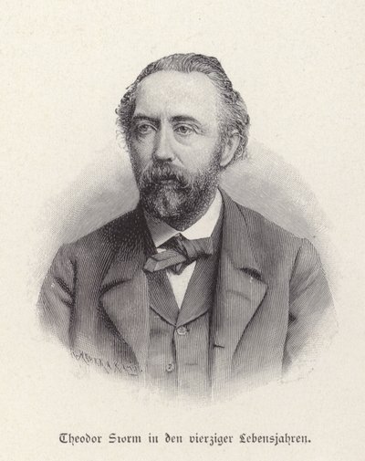 Theodor Storm portréja alkotó: German School