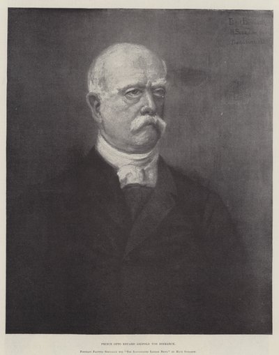 Otto Eduard Leopold von Bismarck herceg (metszet) alkotó: German School