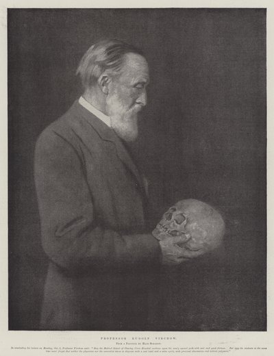 Rudolf Virchow professzor (litho) alkotó: German School
