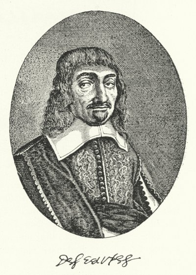 Rene Descartes francia filozófus (metszet) alkotó: German School