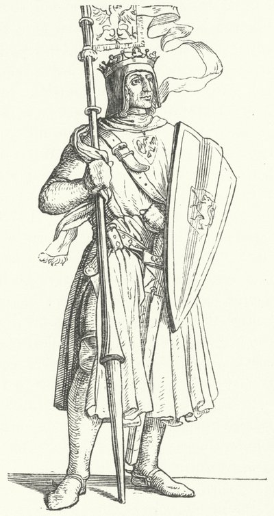 Habsburg Rudolf német király (metszet) alkotó: German School