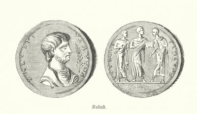 Sallust, római történész és politikus (metszet) alkotó: German School