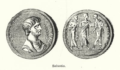 Sallust, római történész és politikus (litho) alkotó: German School