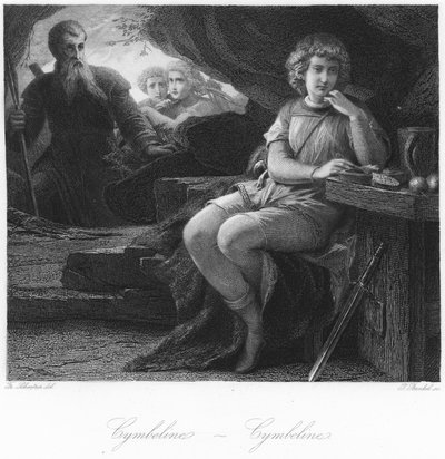 Jelenet a Cymbeline-ből alkotó: German School