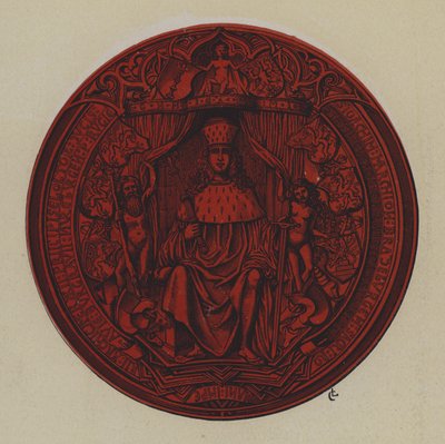 I. Joachim és II. Joachim brandenburgi választófejedelem pecsétje (színes litó) alkotó: German School