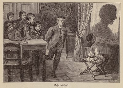 Árnyjáték (vésés) alkotó: German School
