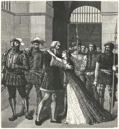 Sir Thomas More búcsúzik lányától a kivégzése előtt alkotó: German School