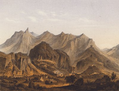 Spárta, Görögország (színes litográfia) alkotó: German School