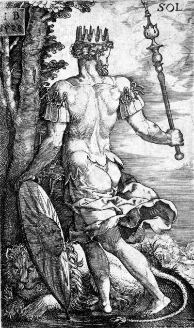 Sol, nyomta Georg Pencz, 1529 alkotó: German School