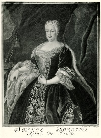Sophie Dorothea, Poroszország királynője (1687-1757) (fénykép) alkotó: German School
