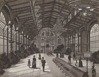 Hot Spring Colonnade, belső (litho) alkotó: German School