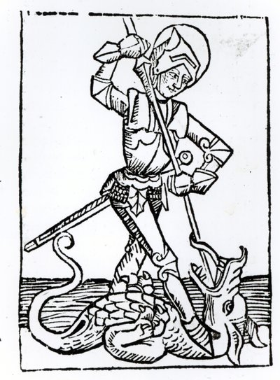 Szent György, Hartmann Schedel (1440-1514) „Liber Chronicarum”-jából, 1493 alkotó: German School