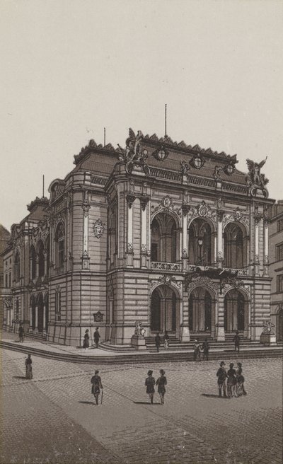 Városi Színház (litho) alkotó: German School