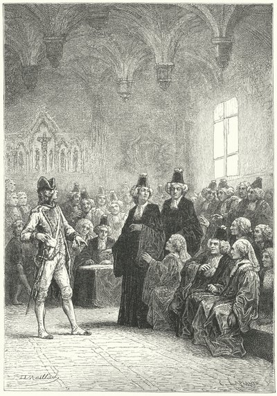 A francia uradalmi tábornok beidézése alkotó: German School