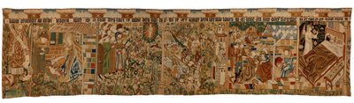 Tapestry strip depicting the Prophet Balaarm and the Story of the Magi, from Middle Gemany alkotó: German School