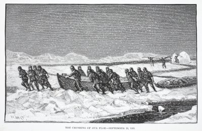 The Crushing of our Floe, 1883. szeptember 26., kocsma. London 1886 alkotó: German School