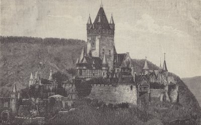 A császári kastély, Cochem, Németország alkotó: German School